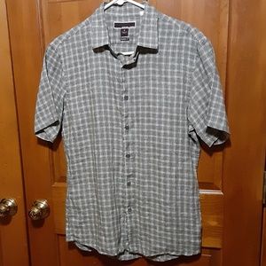 Michael Kors Tailored Fit Linen Blend Shirt